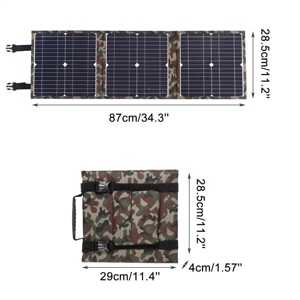 100-800W Foldable Solar Panel Kit - Complete MPPT Power Station for Car Boat Caravan & Camping 18V Portable Generator Zpaxo