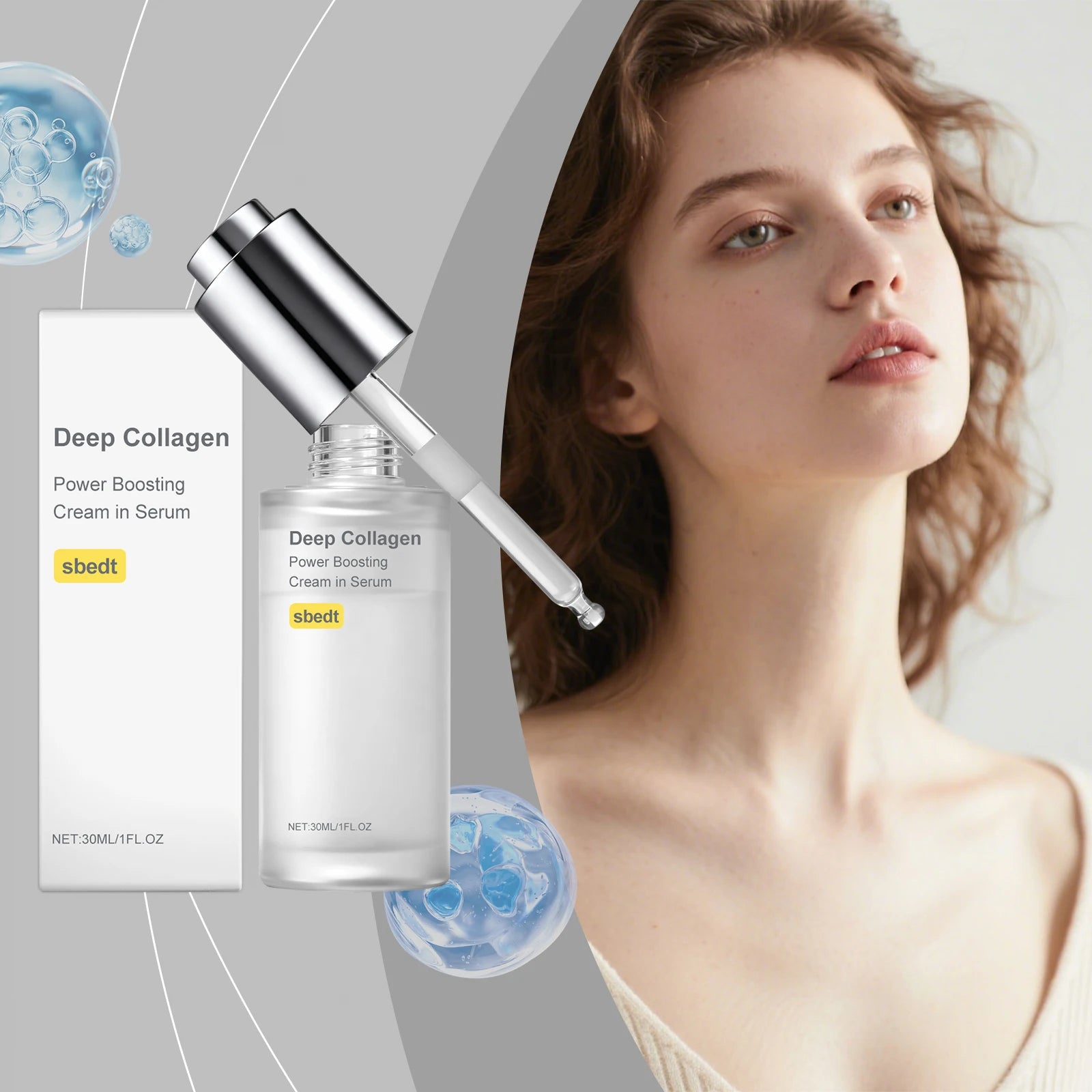Hydrolyzed Collagen Firming Facial Serum – Deep Moisturizing Face Serum Zpaxo
