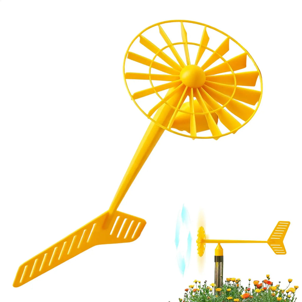 Wind Spinners Garden Art Sculpture Porch Rotating Windmill Outside