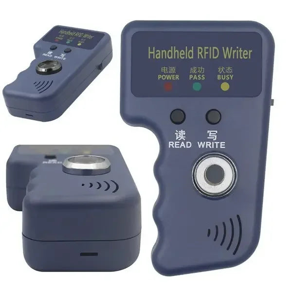 TM RW1990 Writer Copier Duplicator Reader TM1990 ibutton DS-1990A I-Button Handheld 125KHz T5577 EM4305 EM4100 RFID Tag Card Zpaxo