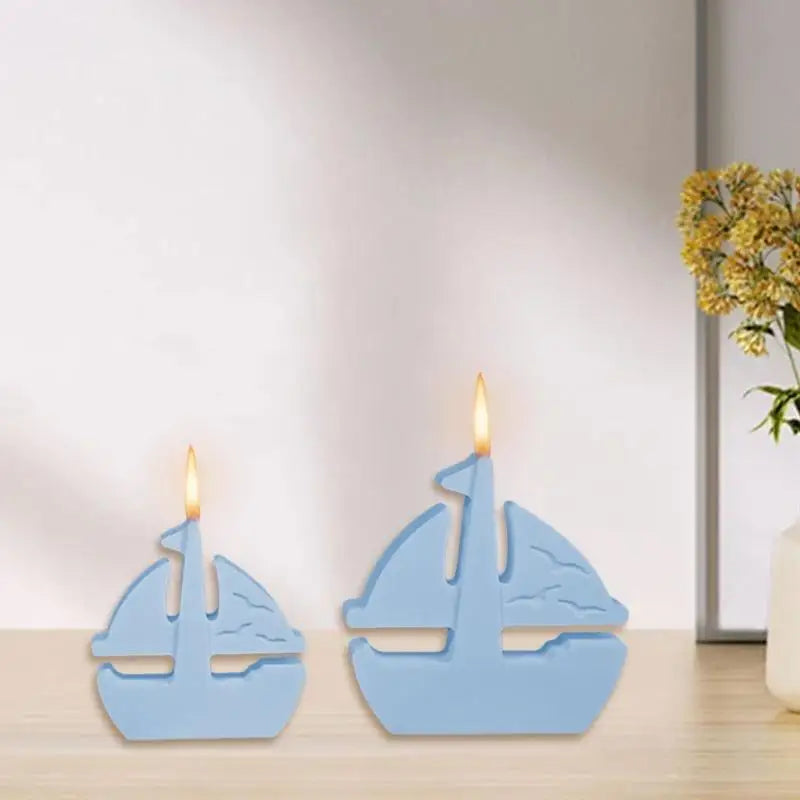 Sailing Boats Silicone Moulds Plasters Molds Ornament
