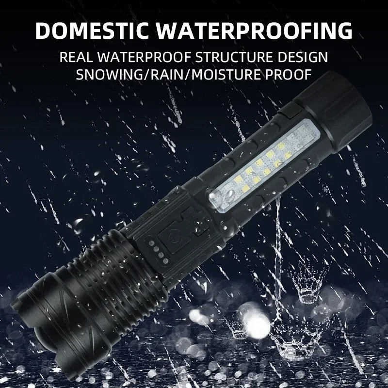 ESMARTER 30W COB LED Rechargeable Flashlight – 1000 Lumen