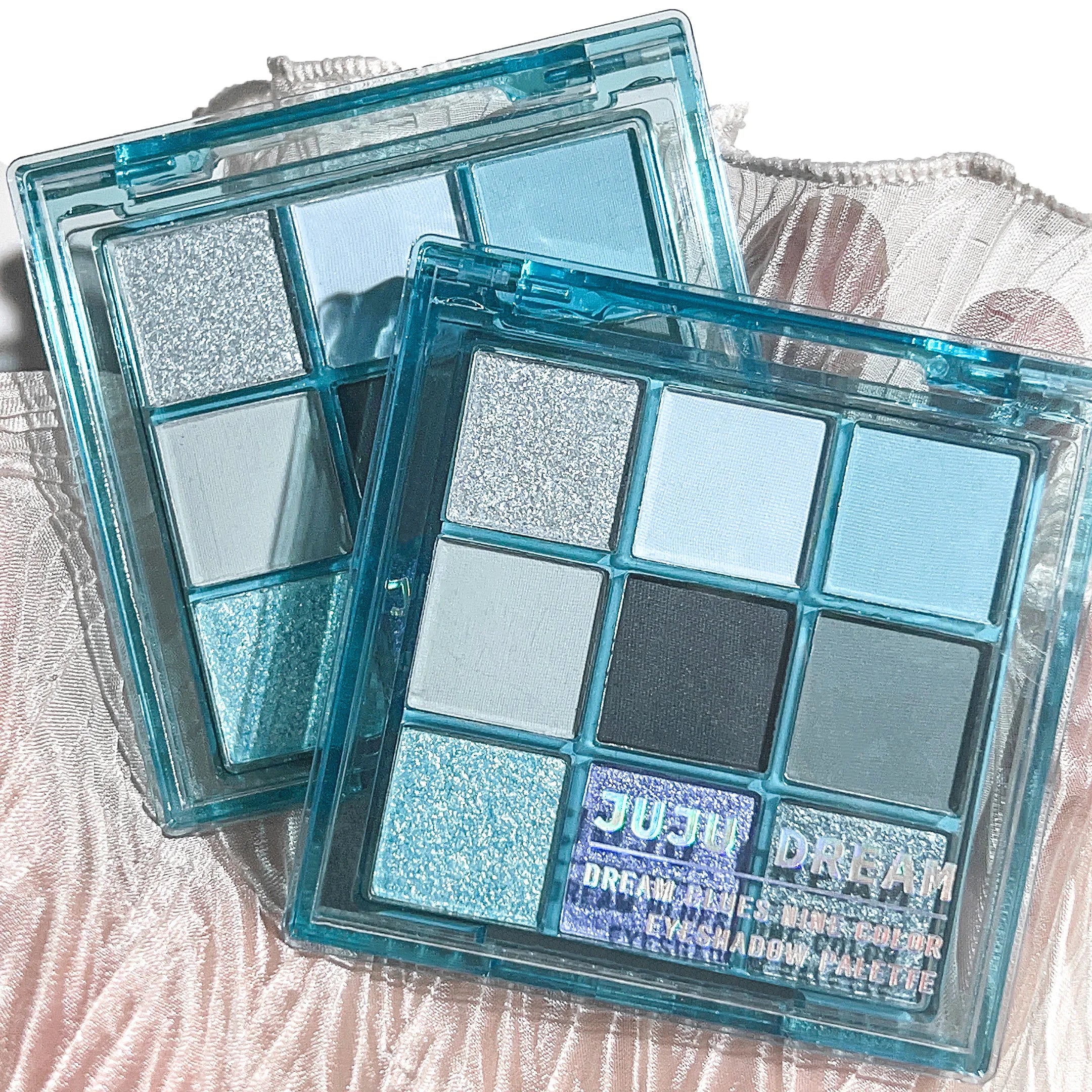 Nine-color eye shadow plate Jiugong grid pearl matte flash hazelnut cocoa eye shadow plate Zpaxo