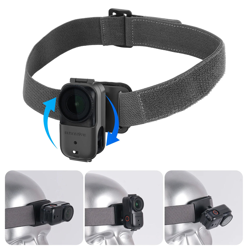 Elastic Retention Strap Osmo Nano Camera Adjustable Headband Mount
