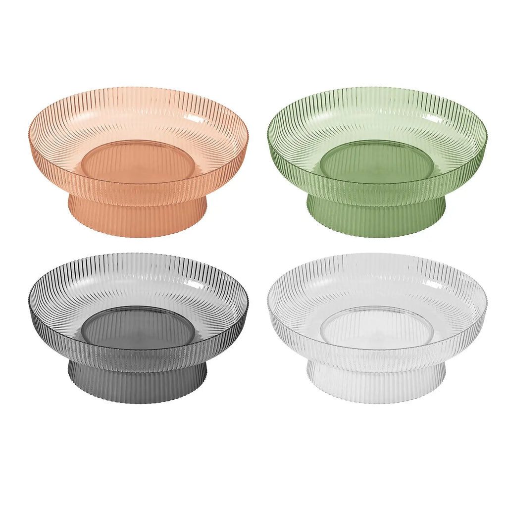 Pedestal Fruit Bowl – Decorative Basket & Dessert Display Stand Decorative Fruit Bowl Zpaxo