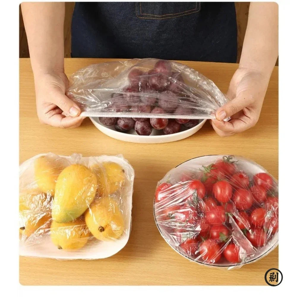 Reusable Stretch Lids & Disposable Shower Caps – 100/200pc