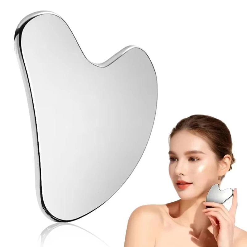 Stainless Steel Gua Sha Scraper Skin Beauty Care Face Massager Full Body Neck Guasha Detox SPA Masssage Tool Stress Relax Zpaxo
