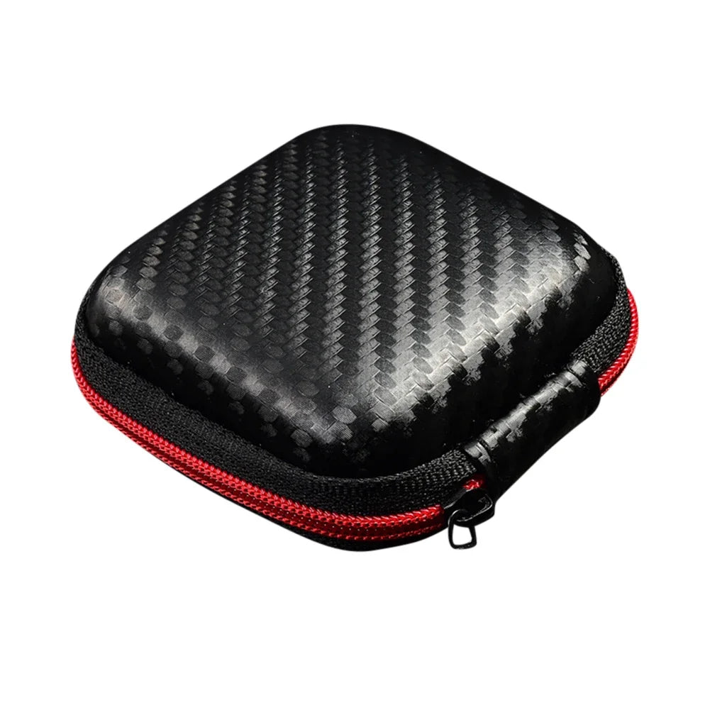 25-1PCS Earphone Storage Bag Data Cable Headset Box Portable Travel Earphones Storage Case Earphone Zipper Bag Accessories Zpaxo