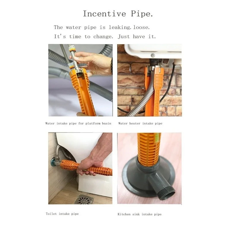 Multi-Functional Sanitary Wrench Pelvic Floor Leading Sleeve Disassembly Faucet Pipe Sink Sanitary Only Installation Tool Zpaxo
