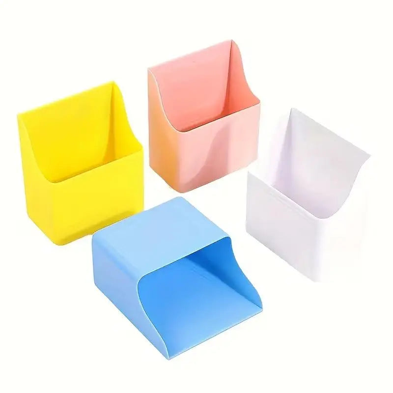 2pcs Large Magnetic Whiteboard Pen Holder – Wall Mount, Multi-Compartment for Teachers, Office & Home Zpaxo
