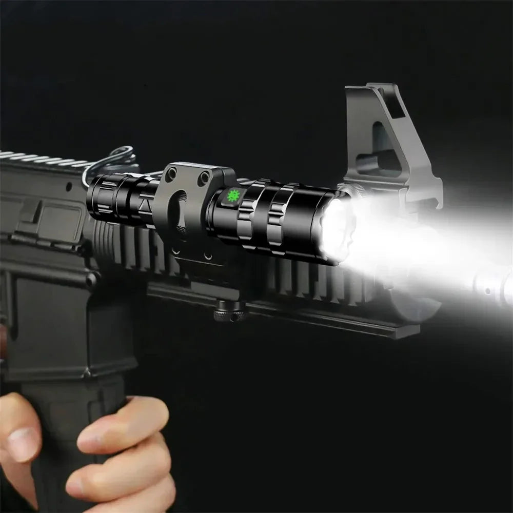 ESMARTER 1000LM LED Tactical Flashlight – USB Rechargeable