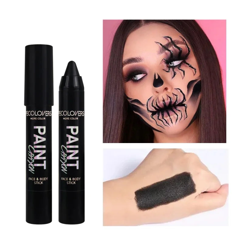 Face & Body Paint Sticks Body Paint Glow in The Dark Under UV Lights Face Painting Crayon Sticks Party Halloween Makeup Zpaxo