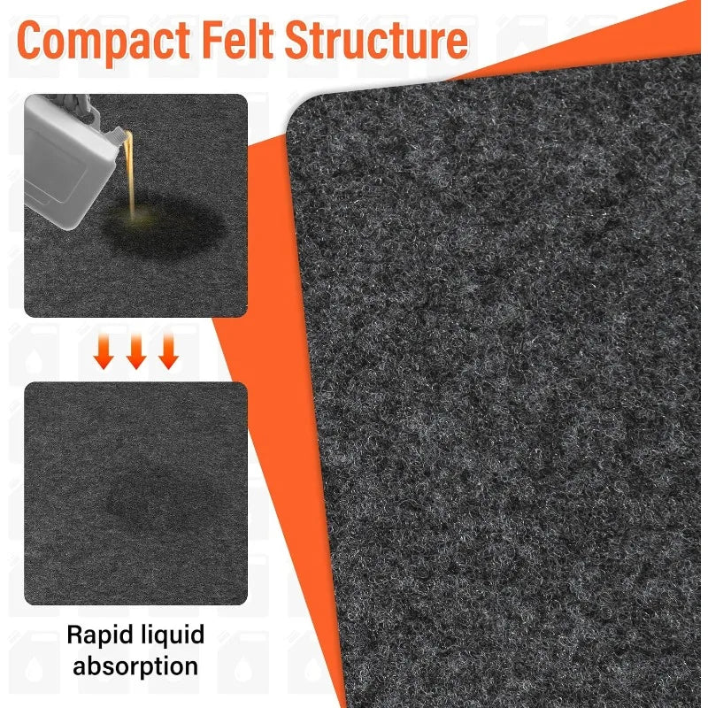 Reusable Waterproof Garage Oil Drip Mat – Anti-Slip Spill Pad