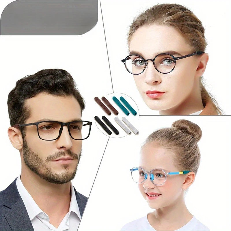 Upgraded Soft Glasses Ear Pads&non-slip Knitted Clips Comfortable