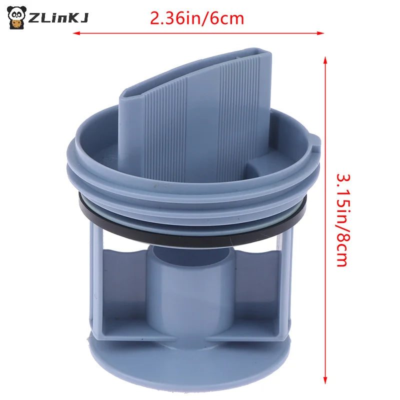 Drainage Pump Drain Outlet Seal Plug Filter Drum Washing Machine Zpaxo