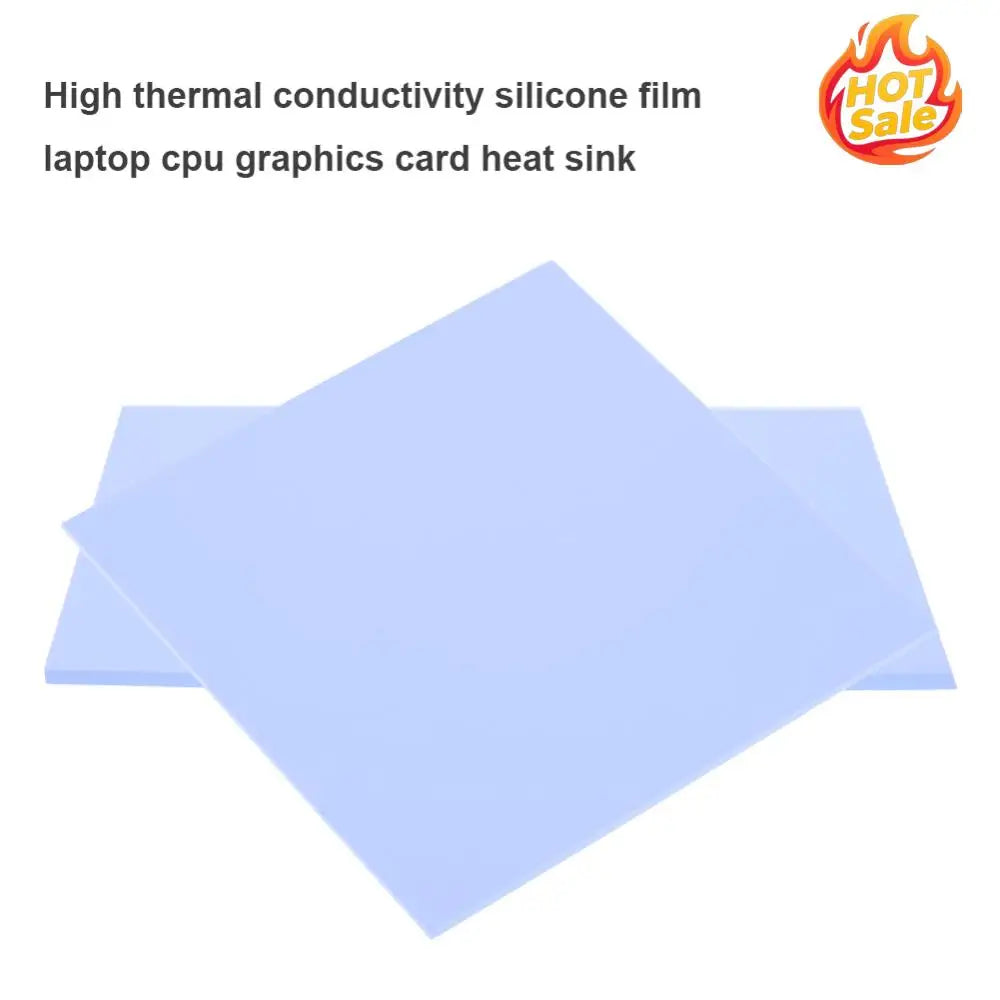 100x100mm Silicone Thermal Pad Sheet Computer CPU Graphics Chip Heat Sink Zpaxo