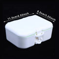 Portable Denture Case Kit with Mirror & Brush | Travel Storage Denture Storage Case Zpaxo 1pcs