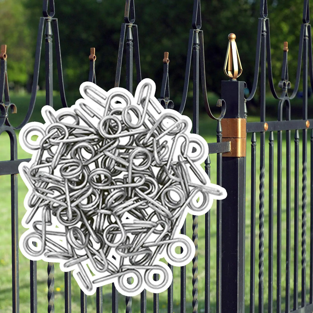 Wire Fence Clips 50 Stainless Steel Tightener Rod Post Clip Outdoor