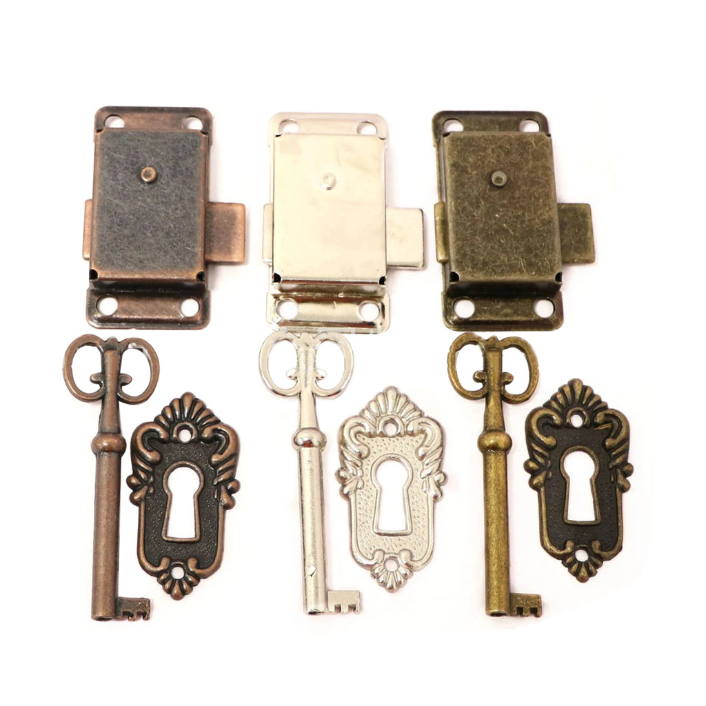 53 Vintage Lock Cabinet Door Key Drawer Wardrobe Furniture Replacement
