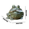 Toad Toilet Paper Dispenser Resin Animal Tissue Box Decorative Roll