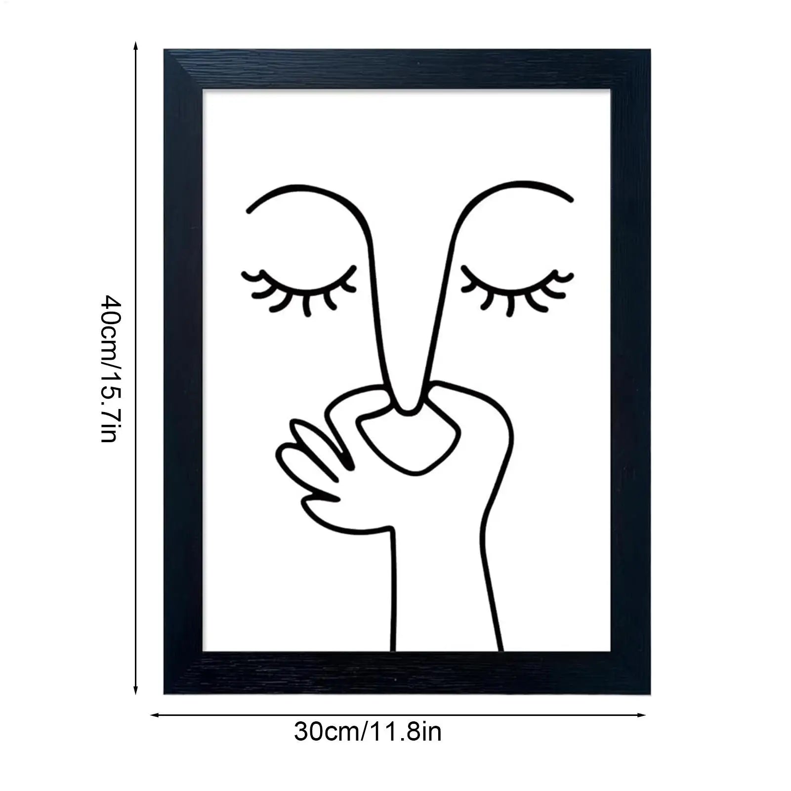 Funny Bathroom Wall Decor 30x40cm Unframed Poster Humorous Pinching