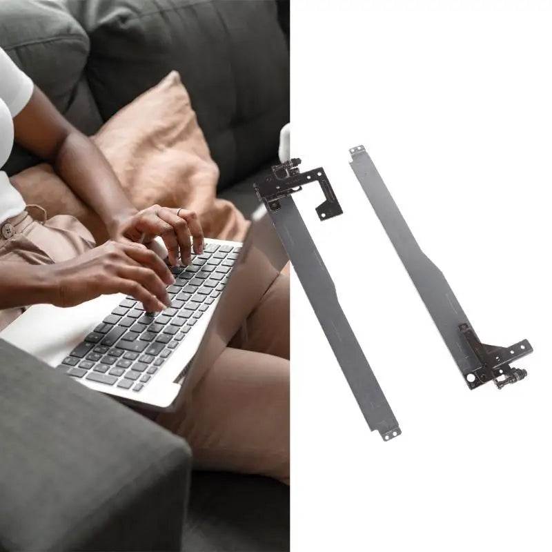 652F Laptop Left + Right Screen Shaft LCD Hinges Set Replacement for DELL E3510 3510 Laptop Zpaxo
