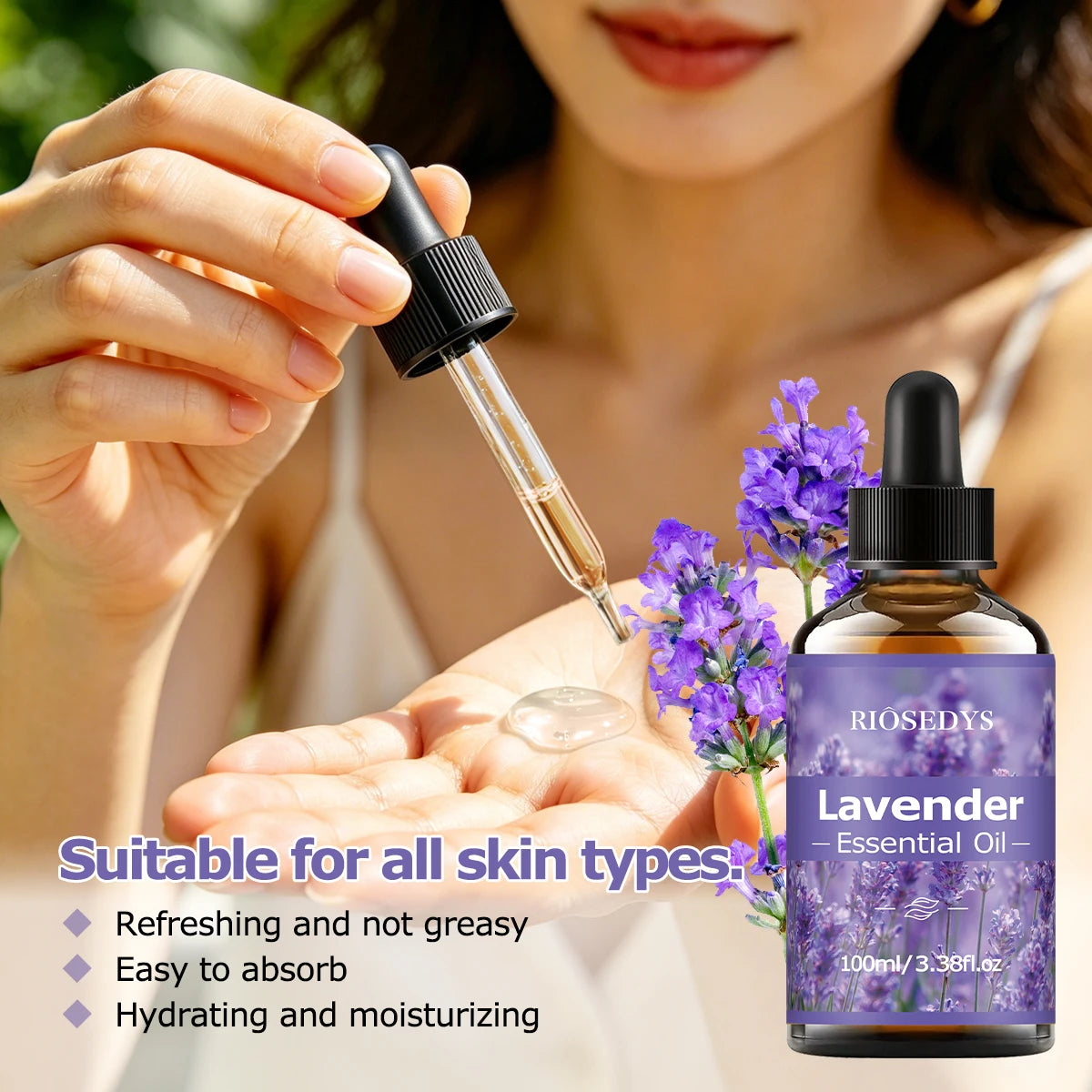 LAVENDER ESSENTIAL OIL is moisturizing and nourishing massage oil suitable for skincare, fragrance, massage, and all skin types. Zpaxo