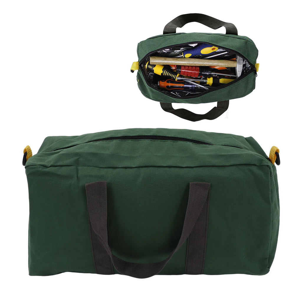 Tool Tote Material Heavy Duty Hand Storage Bag Wide Mouth Portable