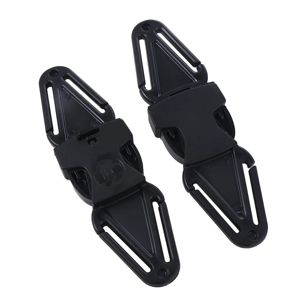 Black Child Seat Buckle Safety Cover Fixer Adjuster Shoulder Belt Zpaxo black