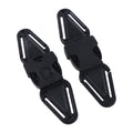 Black Child Seat Buckle Safety Cover Fixer Adjuster Shoulder Belt Zpaxo black