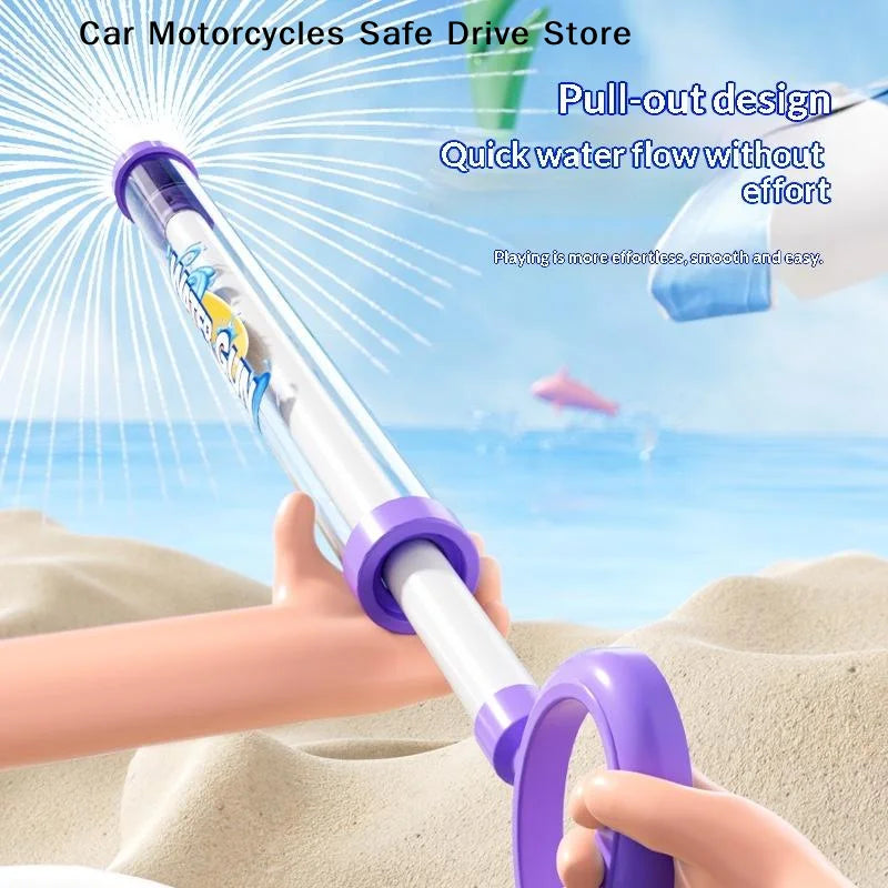 Fireworks Spray Toy Pull-back Water Gun Outdoor Splash Games Party