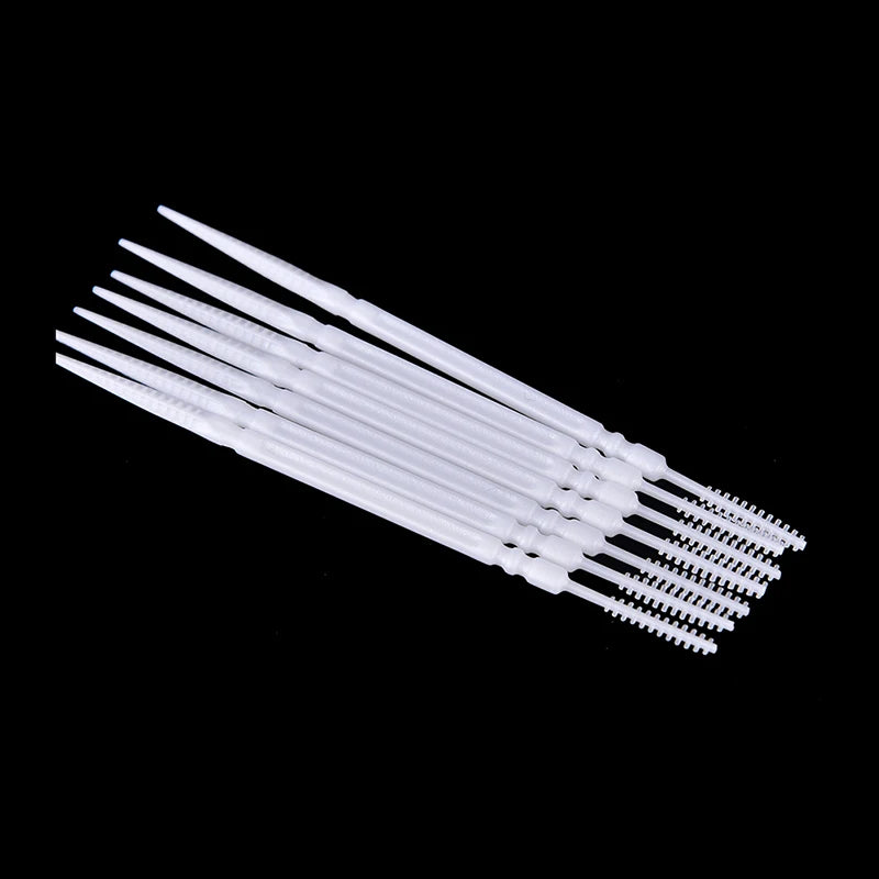 Interdental Brush Tooth Pick Plastic Dental Picks Oral Hygiene 2 Way Zpaxo