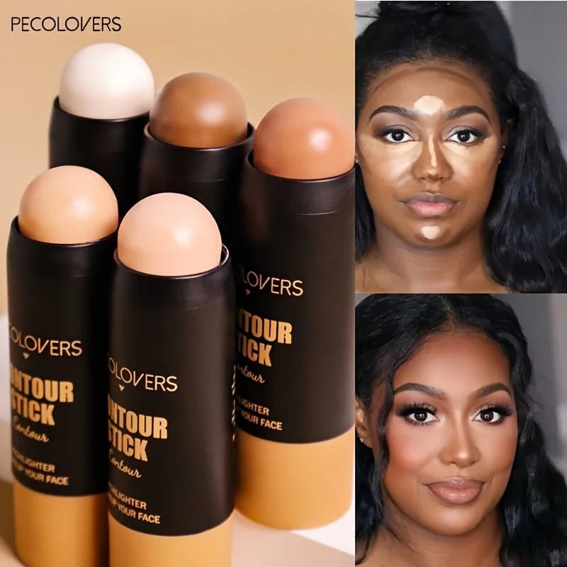 Highlighting Bronzer Stick Face Brightening Blusher Rouge Concealer Pen Long Lasting Corrector Nose Shadow Contouring Cosmetics Zpaxo