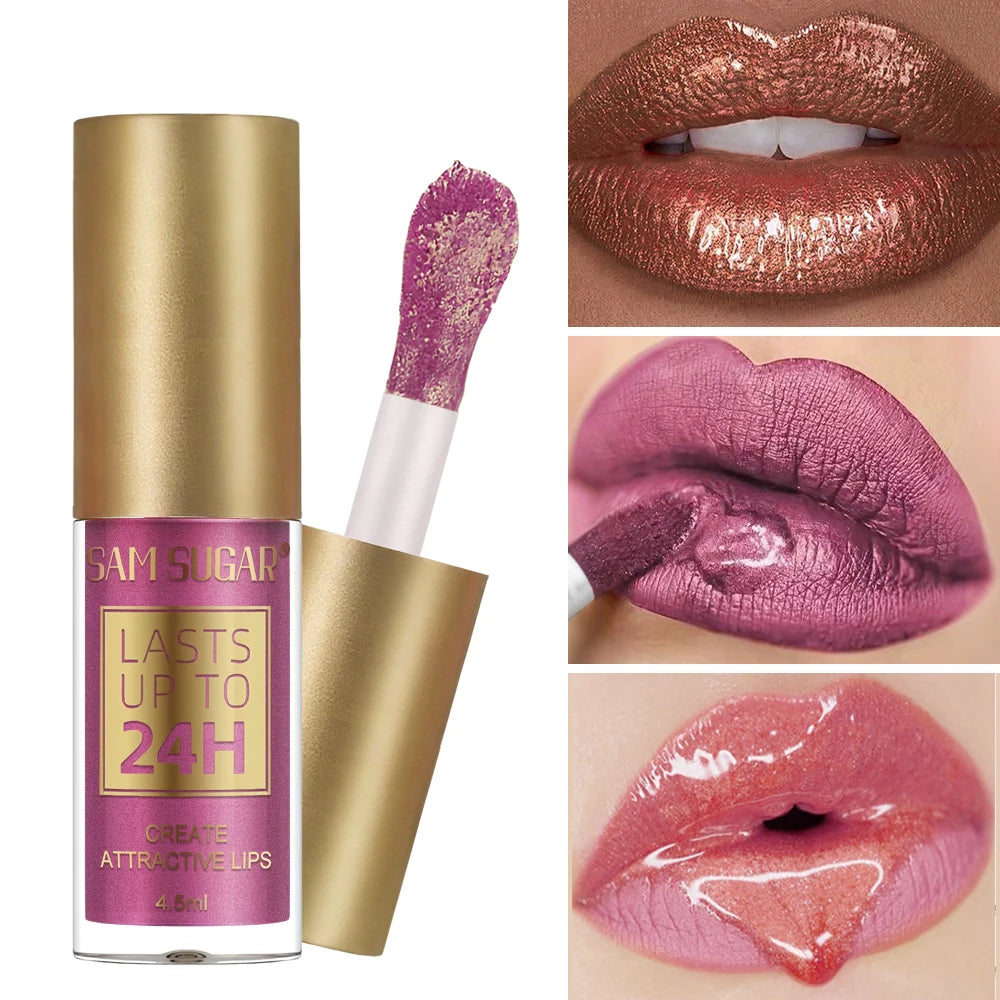 Shiny Delicate Lip Gloss Long-lasting Not Easily Smudged Naturally