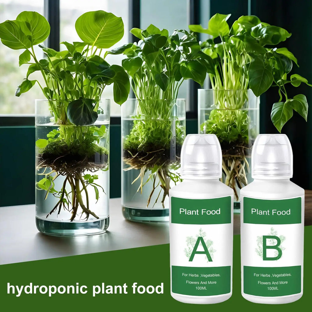 Hydroponic Nutrients Liquid Plant Food Fertilizer Indoor Growing