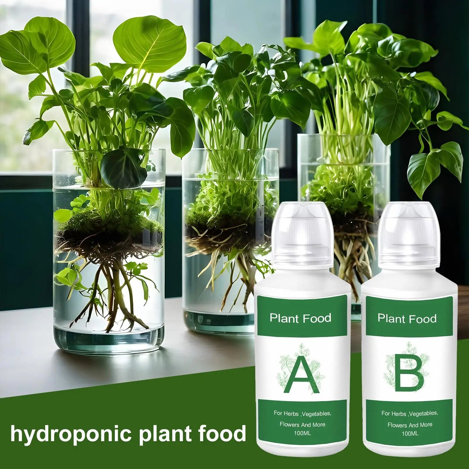Hydroponic Nutrients Liquid Plant Food Fertilizer Indoor Growing