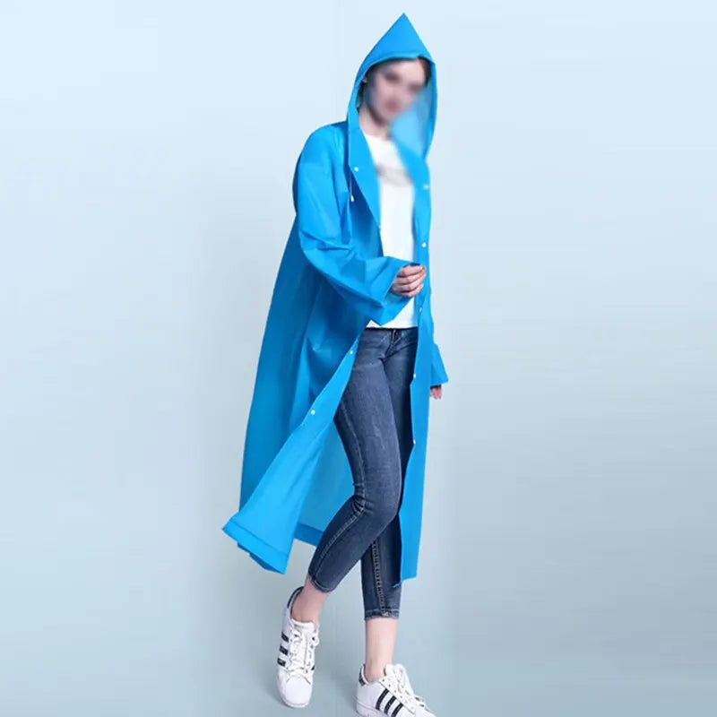 Adult One-piece Raincoat Thickened Reusable Waterproof Windproof