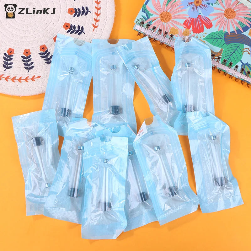 10Pcs 3ML Insulin Cartridges Empty Cassette Bottle For Insulin Injection Pen Individual Packaging Disposable Sterile Bottle Zpaxo