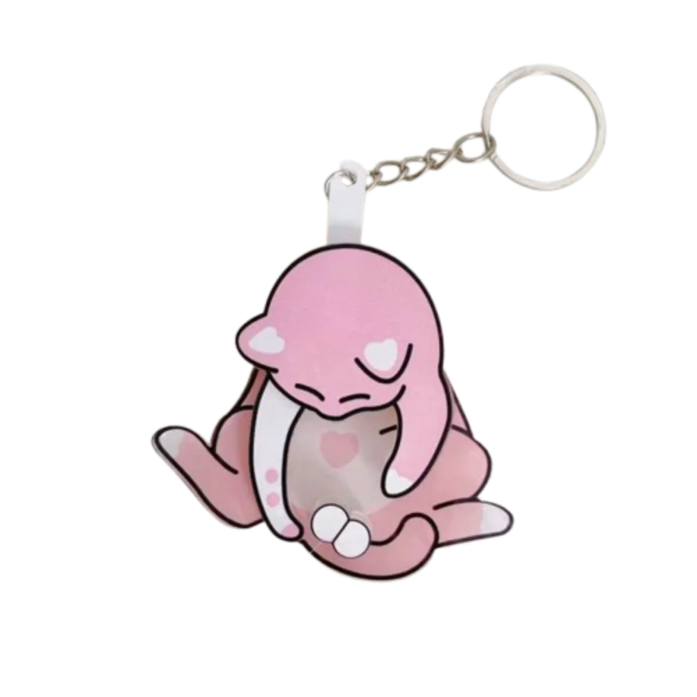 Pull Play Pull Play Egg Cat Keychain Rotatable Acrylic Trick Cat Bag Pendant Exquisite Bag Charm Jewelry Keychain Women Men Zpaxo Pink