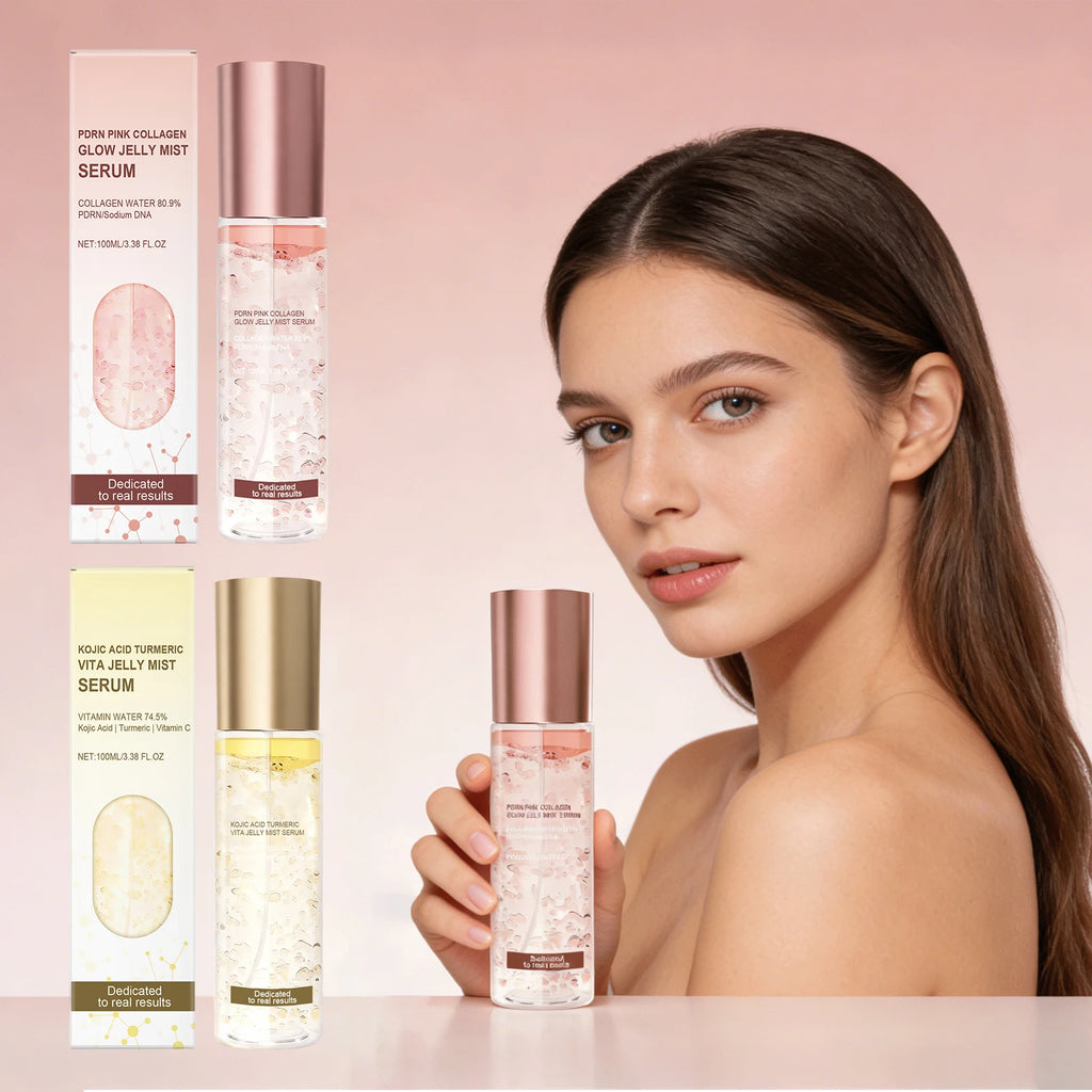 Hyaluronic Acid Collagen Jelly Mist Face Serum – Hydrate & Brighten Face Essence Serum Zpaxo