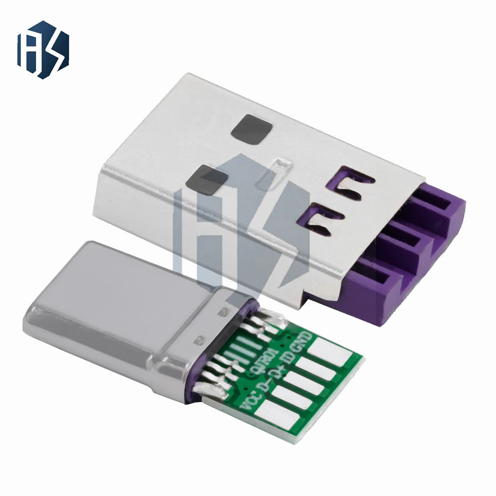 65W PD Fast Charge DIY Type-c 5-Pin 5A PCB Soldering Type-a Zpaxo