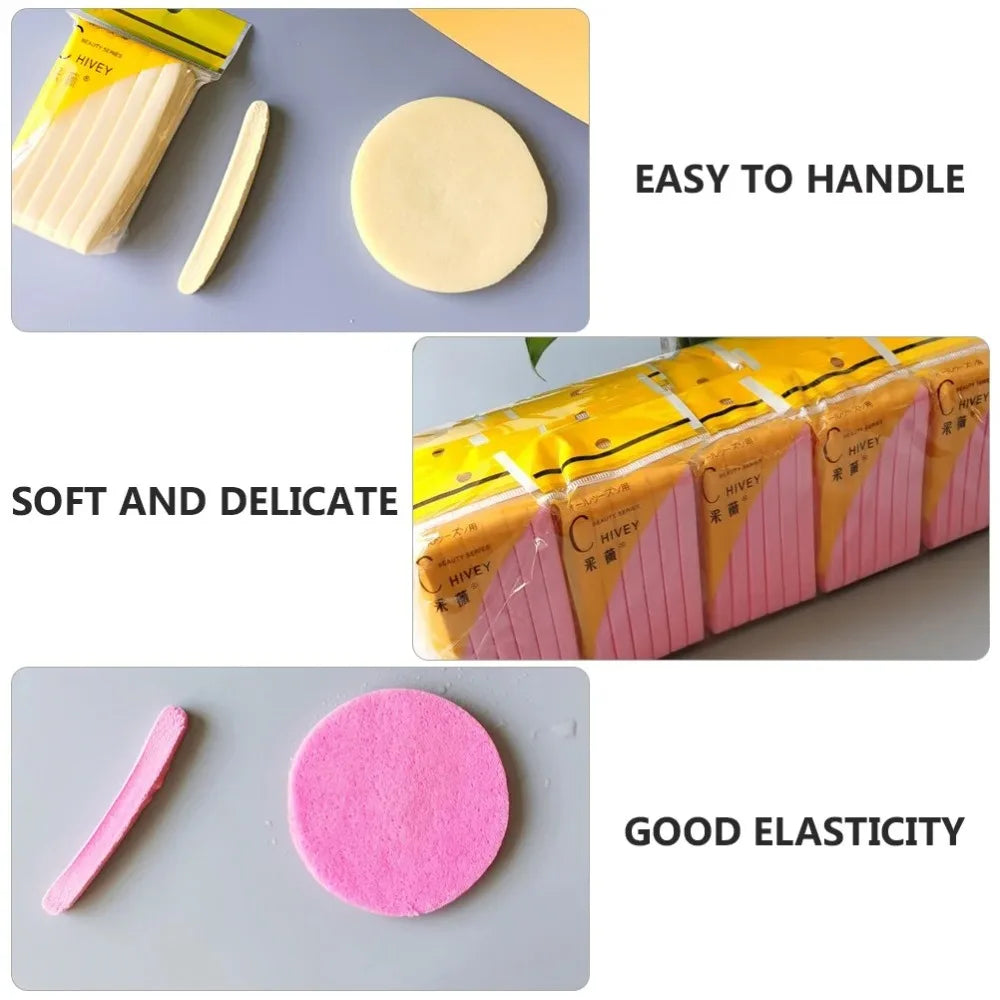 Compressed Cosmetic Puff Skin Care Facial Clean Washing Pad Cleaning Zpaxo