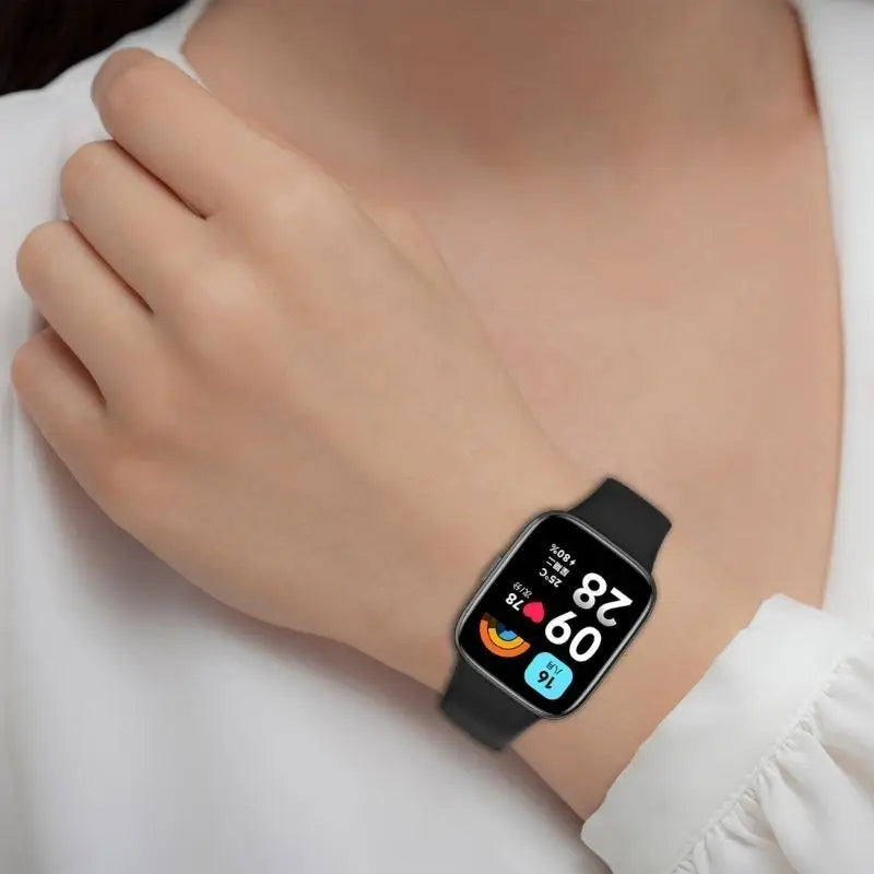652F Watch Bands For Redmi Watch3 Lite Active Women Men Girls Soft Silicone Wristbands Replacement Strap Zpaxo