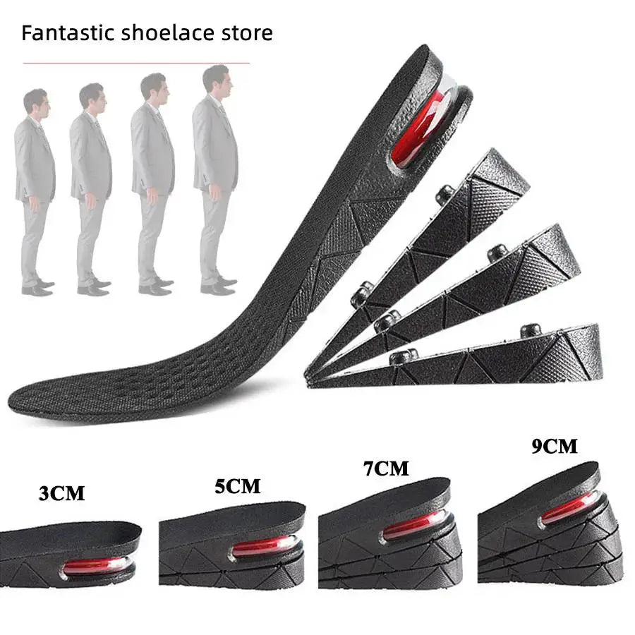 Height Increase Insoles Men Women Heel Shoe Lift Insert Air Cushion