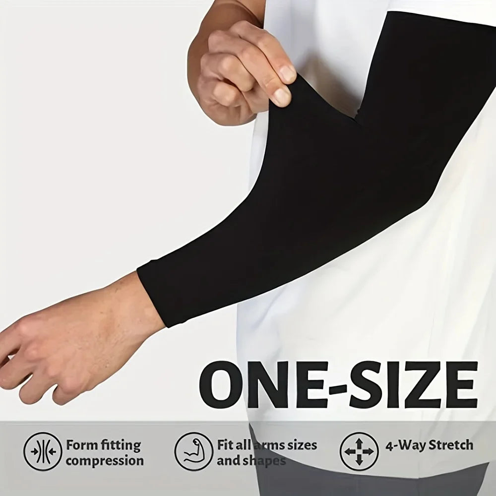 Breathable Sun Protection Sleeves Cooling UV Driving Golfing Fishing