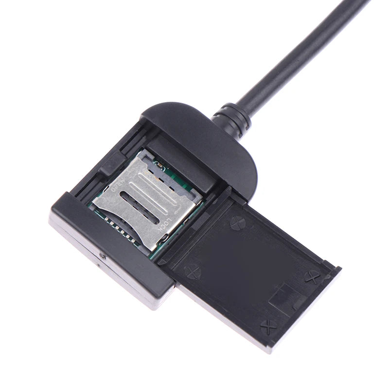 2024 New Sim Card Slot Adapter For Android Radio Multimedia Gps 4G 20pin Cable Connector Car Accsesories Wires Replancement Part Zpaxo