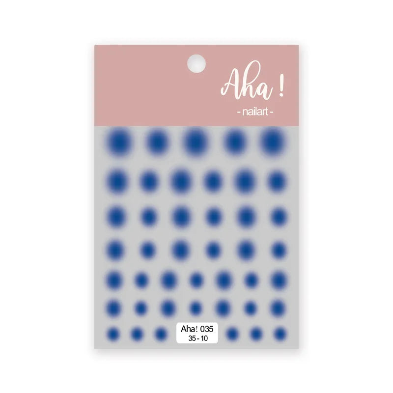 Colorful Transparent Gradient Nail Stickers Different Size Combinations Self-adhesive High Quality Nail Stickers Nail Art Deco Zpaxo 035-10