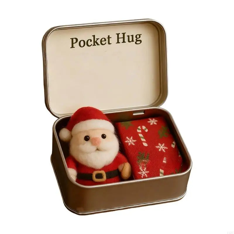 Cloth Christmas Hug Ornament Family Celebration Friendly Holiday