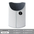 Silent Foldable Leg Warmer Pro - Under Desk Electric Foot Heater with Thermostat & Auto Shut Off for Office Home Timer Zpaxo Grey EU