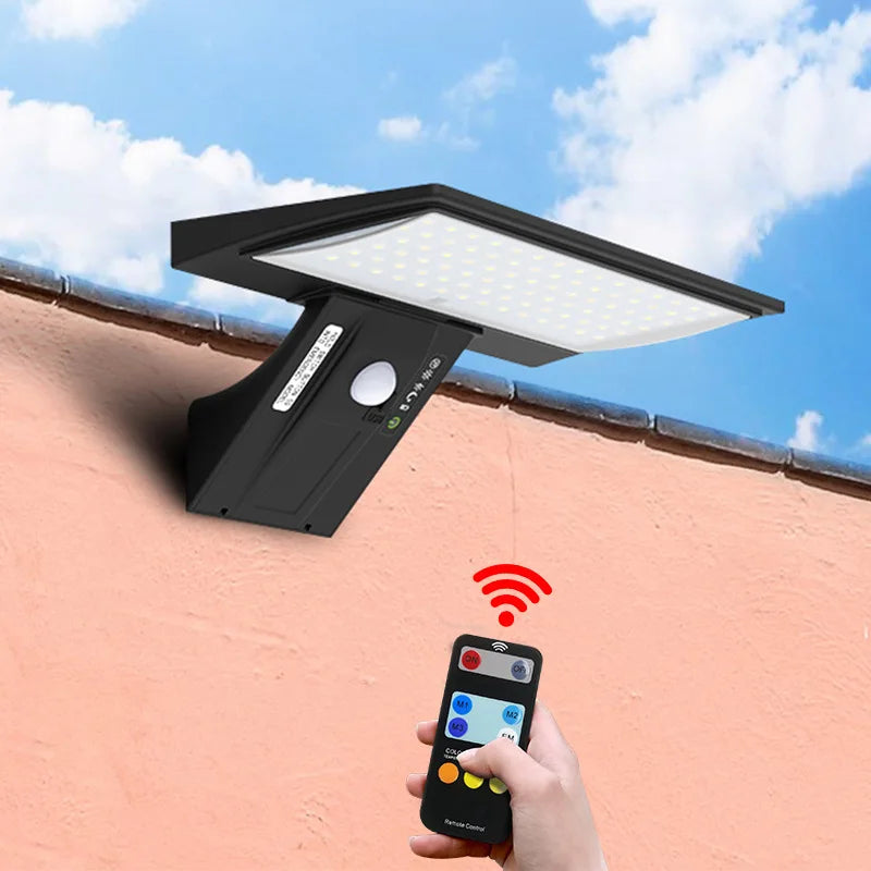 Solar Energy Garden Wall Light 5m Pull-wire Indoor Split Option Zpaxo
